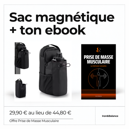 Offre Sac magnétique + ebook Prise de Masse Musculaire
